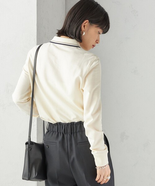 FRED PERRY（フレッドペリー）の「FRED PERRY:G3636 FRED PERRY SHIRT（ポロシャツ・レディース・ネイビー/ナチュラル・ONE SIZE）」の17枚目の写真