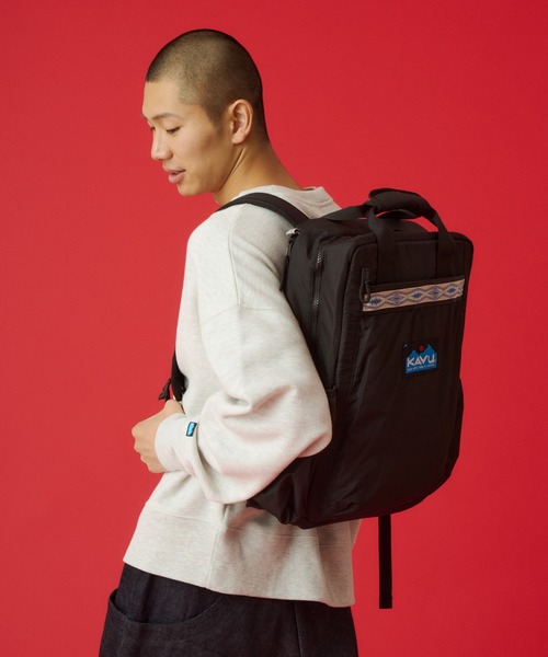 KAVU（カブー）の「KAVU/カブー Paddle Pack/パドルパック（バックパック/リュック・メンズ・ブラック・FREE）」の2枚目の写真