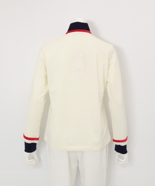 Picone CLUB（ピッコーネクラブ）の「ベロアライン保温起毛プルオーバー（Tシャツ/カットソー・レディース・ピンク/ネイビー/ホワイト・L/M/S）」の5枚目の写真