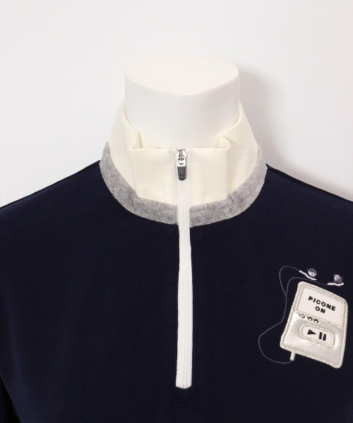 Picone CLUB（ピッコーネクラブ）の「ベロアライン保温起毛プルオーバー（Tシャツ/カットソー・レディース・ピンク/ネイビー/ホワイト・L/M/S）」の19枚目の写真