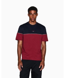 ARMANI EXCHANGE（アルマーニエクスチェンジ）の「【A|X アルマーニ エクスチェンジ】＜ZOZO限定＞AXロゴ カラーブロック 半袖トップス（Tシャツ/カットソー・メンズ）」