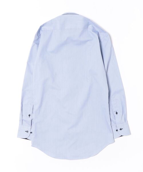 TOKYO SHIRTS(トウキョウシャツ)の「形態安定ノンアイロン ボタンダウン 長袖ビジネスワイシャツ(ビジネスシャツ・メンズ・ブルー・首回り39cm-裄丈80cm/首回り39cm-裄丈84cm/首回り41cm-裄丈82cm/首回り41cm-裄丈86cm/首回り42cm-裄丈82cm/首回り42cm-裄丈86cm/首回り43cm-裄丈82cm/首回り43cm-裄丈86cm/首回り37cm-裄丈80cm)」の7枚目の写真