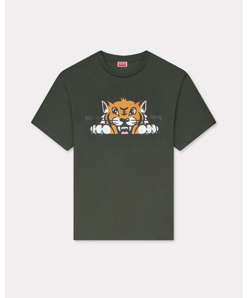 KENZO（ケンゾー）の「'KENZO Happy Tiger' エンブロイド コットン Tシャツ（Tシャツ/カットソー・メンズ・グリーン系その他3・X-LARGE/SMALL/LARGE/X-SMALL/MEDIUM）」の6枚目の写真