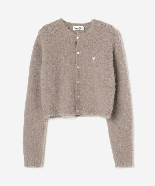 GYMPHLEX（ジムフレックス）の「Gymphlex | シャギーニット ショートカーディガン WOMEN（カーディガン/ボレロ・レディース・グレー/ブラウン系その他/レッド/ダークネイビー・14）」の22枚目の写真