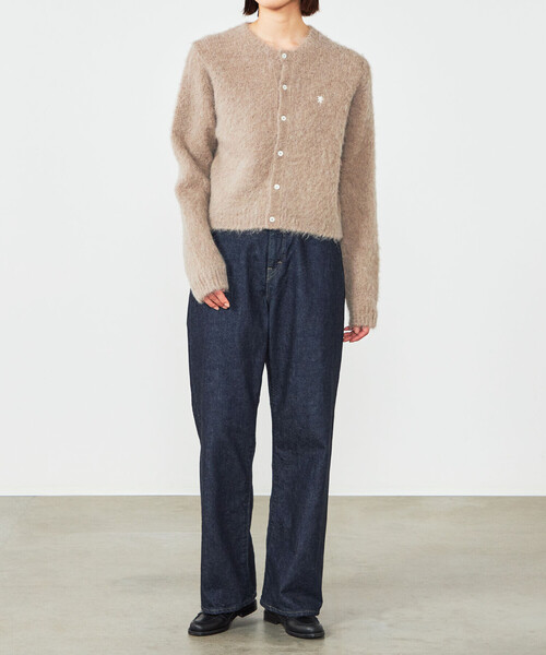 Gymphlex | シャギーニット ショートカーディガン WOMEN（カーディガン