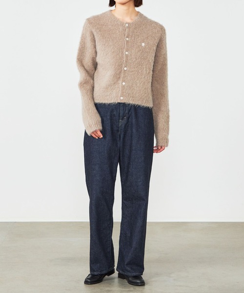 Gymphlex | シャギーニット ショートカーディガン WOMEN（カーディガン