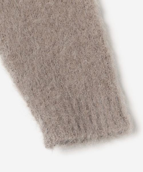 GYMPHLEX（ジムフレックス）の「Gymphlex | シャギーニット ショートカーディガン WOMEN（カーディガン/ボレロ・レディース・グレー/ブラウン系その他/レッド/ダークネイビー・14）」の15枚目の写真