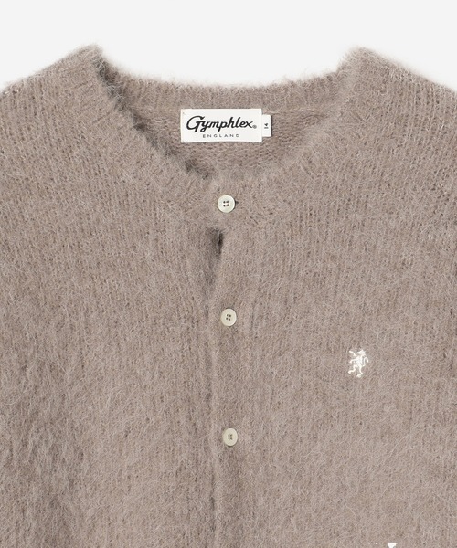 GYMPHLEX（ジムフレックス）の「Gymphlex | シャギーニット ショートカーディガン WOMEN（カーディガン/ボレロ・レディース・グレー/ブラウン系その他/レッド/ダークネイビー・14）」の14枚目の写真