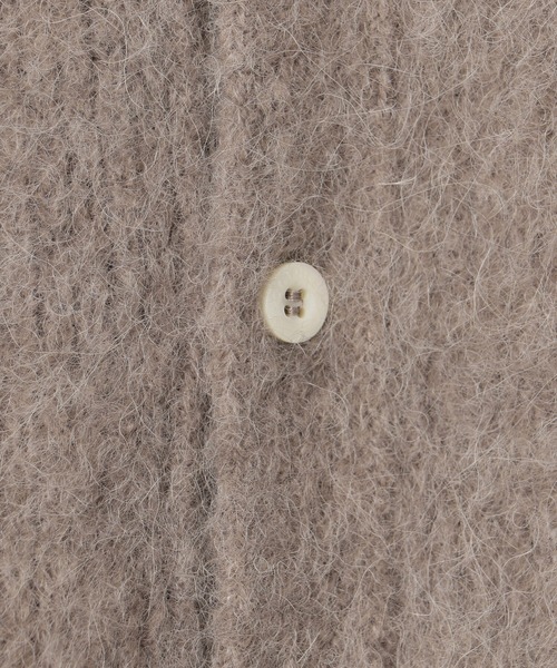 GYMPHLEX（ジムフレックス）の「Gymphlex | シャギーニット ショートカーディガン WOMEN（カーディガン/ボレロ・レディース・グレー/ブラウン系その他/レッド/ダークネイビー・14）」の17枚目の写真