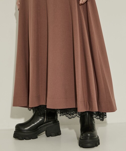 AKANE UTSUNOMIYA(アカネウツノミヤ)の「【AKANE UTSUNOMIYA/アカネウツノミヤ】WAO-FSK50-2009/レーススカート/秋服(スカート・レディース・ブラック/ブラウン・36/38)」の14枚目の写真