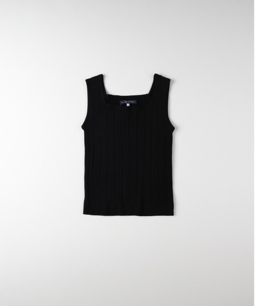 Right-on(ライトオン)の「【HONEYSUCKLE ROSE】ニットタンクトップ(その他トップス・レディース・ブラック/オフホワイト/カーキブラウン・M/L)」の5枚目の写真