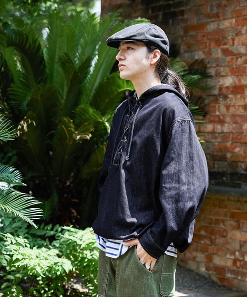 niko and...（ニコアンド）の「ウォッシュハンチング（ハンチング/ベレー帽・メンズ・ブラック/ネイビー・FREE）」の4枚目の写真