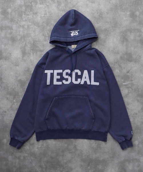 The Endless Summer(エンドレスサマー)の「TES LOCAL CREW PIGMENT BIG SWEAT PARKA / スウェットパーカー(パーカー・メンズ・ブラック/グリーン/ネイビー/サックスブルー・SMALL/MEDIUM/LARGE/X-LARGE)」の1枚目の写真