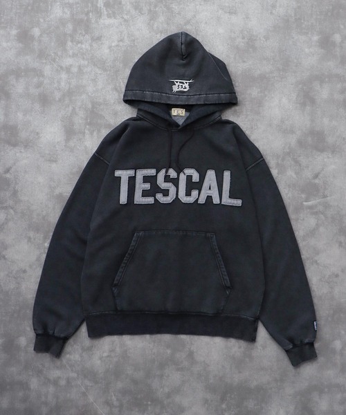 The Endless Summer(エンドレスサマー)の「TES LOCAL CREW PIGMENT BIG SWEAT PARKA / スウェットパーカー(パーカー・メンズ・ブラック/グリーン/ネイビー/サックスブルー・SMALL/MEDIUM/LARGE/X-LARGE)」の2枚目の写真