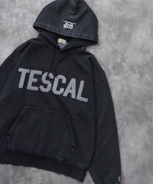 The Endless Summer(エンドレスサマー)の「TES LOCAL CREW PIGMENT BIG SWEAT PARKA / スウェットパーカー(パーカー・メンズ・ブラック/グリーン/ネイビー/サックスブルー・SMALL/MEDIUM/LARGE/X-LARGE)」の6枚目の写真