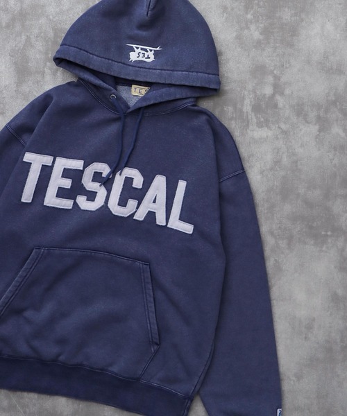 The Endless Summer(エンドレスサマー)の「TES LOCAL CREW PIGMENT BIG SWEAT PARKA / スウェットパーカー(パーカー・メンズ・ブラック/グリーン/ネイビー/サックスブルー・SMALL/MEDIUM/LARGE/X-LARGE)」の11枚目の写真