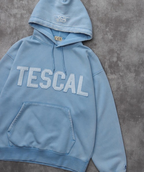 The Endless Summer(エンドレスサマー)の「TES LOCAL CREW PIGMENT BIG SWEAT PARKA / スウェットパーカー(パーカー・メンズ・ブラック/グリーン/ネイビー/サックスブルー・SMALL/MEDIUM/LARGE/X-LARGE)」の13枚目の写真