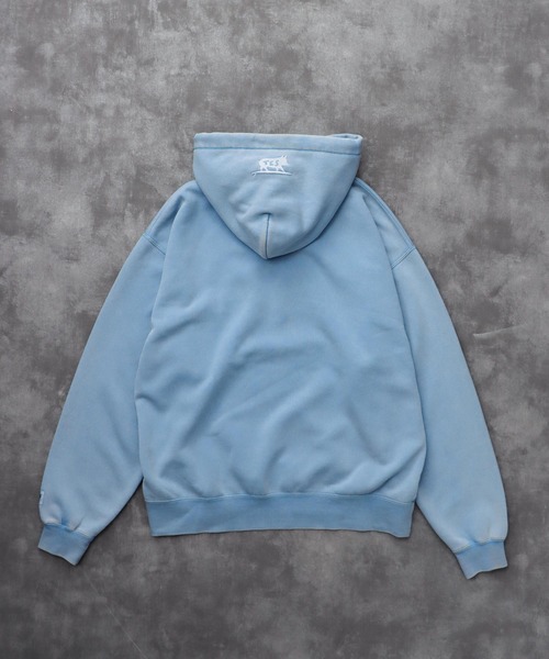 The Endless Summer(エンドレスサマー)の「TES LOCAL CREW PIGMENT BIG SWEAT PARKA / スウェットパーカー(パーカー・メンズ・ブラック/グリーン/ネイビー/サックスブルー・SMALL/MEDIUM/LARGE/X-LARGE)」の14枚目の写真