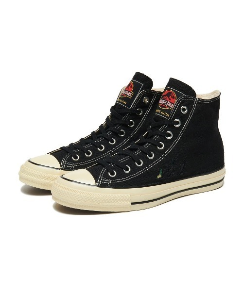 CONVERSE(コンバース)の「CONVERSE ALL STAR AGED RL HI / JURASSIC PARK(コンバース オールスター エイジド RL HI / ジュラシック・パーク)(スニーカー・メンズ・ブラック系・25cm/25.5cm/26cm/26.5cm/27cm/27.5cm/28cm/29cm)」の1枚目の写真