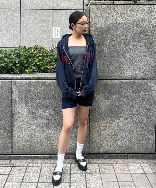 Oriens JOURNAL STANDARD(オリエンス ジャーナルスタンダード)の「ジャカードニットショートパンツ(その他パンツ・レディース・グレー/グリーン・FREE)」の10枚目の写真