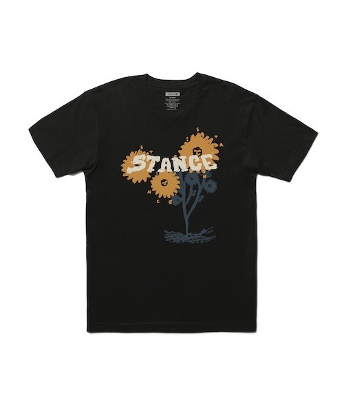 STANCE(スタンス)の「【STANCE/スタンス】ロゴプリントコットンTシャツ ユニセックス SOLARZ SS(Tシャツ/カットソー・メンズ・ブラック・MEDIUM/LARGE/SMALL/X-LARGE)」の1枚目の写真