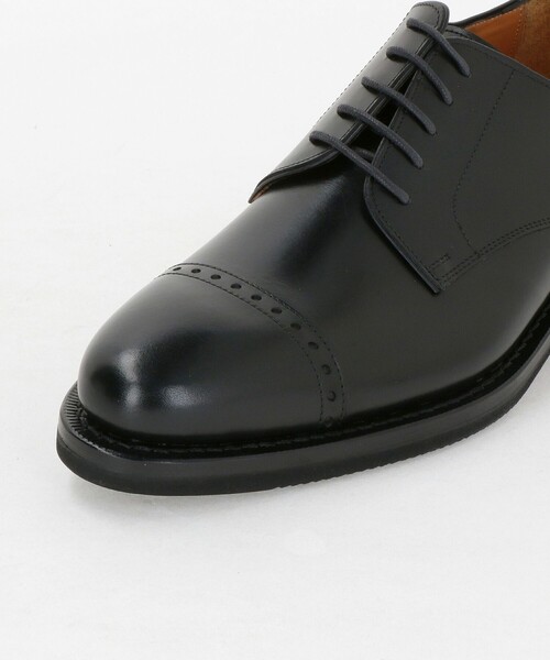 JALAN SRIWIJAYA（ジャランスリウァヤ）の「【別注】＜Jalan Sriwijaya＞5アイ キャップトウ 外羽根 ビブラム ドレスシューズ（ドレスシューズ・メンズ・ブラック・40/38/39/41/42/43）」の8枚目の写真