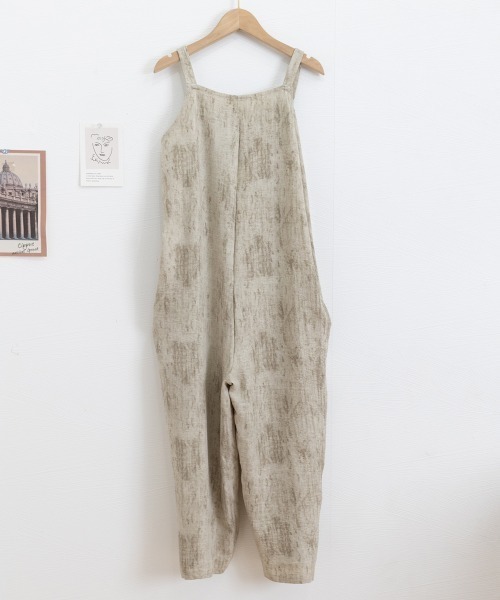 Miniministore(ミニミニストア)の「オールインワン サロペット ワンピース夏(つなぎ/オールインワン・レディース・ベージュ・FREE)」の8枚目の写真