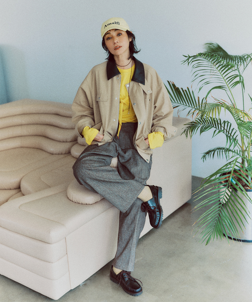 JOURNAL STANDARD relume（ジャーナルスタンダード　レリューム）の「【RENA x relume】カバーオールブルゾン（カバーオール・レディース・ベージュ/ブラウン・FREE）」の20枚目の写真