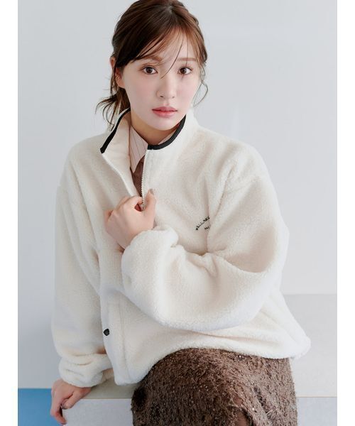 SNIDEL（スナイデル）の「ファブリックイレヘムフレアスカート（スカート・レディース・ミント/ブラウン/ホワイト・1/0）」の4枚目の写真