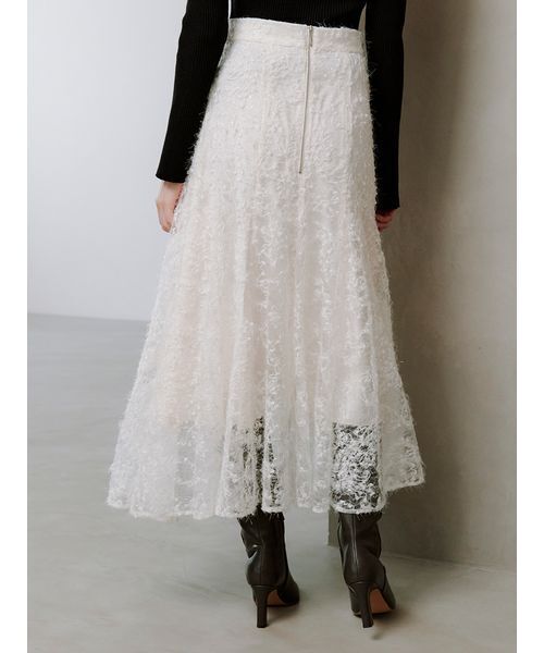 SNIDEL（スナイデル）の「ファブリックイレヘムフレアスカート（スカート・レディース・ミント/ブラウン/ホワイト・1/0）」の8枚目の写真