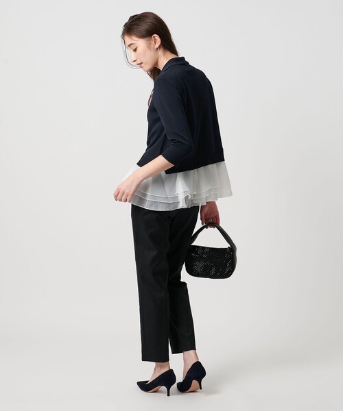 レディー ポロコンビ ニット ウォッシャブル（ニット/セーター