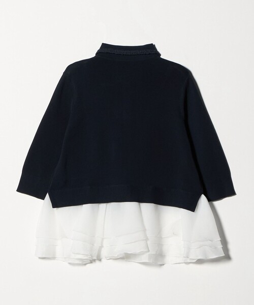 レディー ポロコンビ ニット ウォッシャブル（ニット/セーター