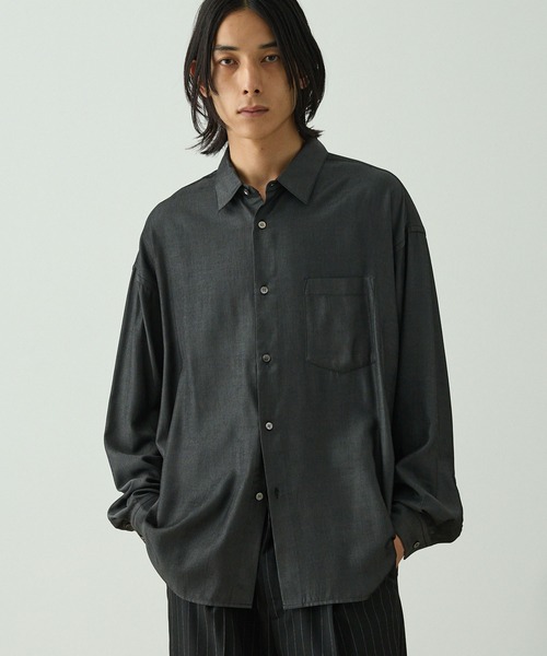 セール】〈吸水速乾〉デニムライクコンフォートリラックスロング