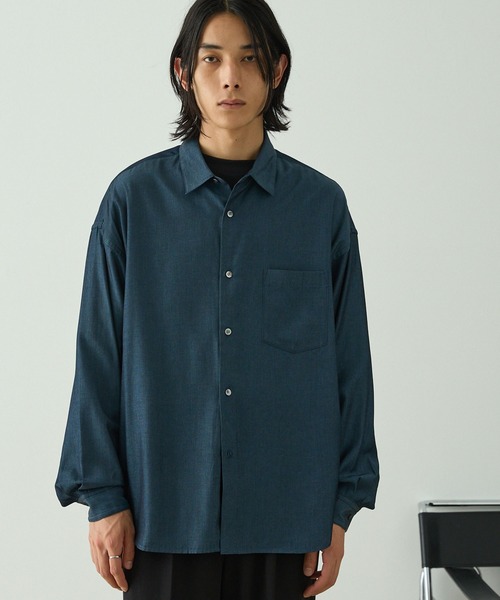 セール】〈吸水速乾〉デニムライクコンフォートリラックスロング