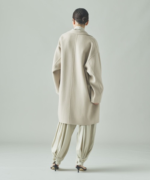 Curensology(カレンソロジー)の「Curensology(カレンソロジー)/<C.S.G>ウールカシミヤビーバーコート(チェスターコート・レディース・ネイビー/アイボリー/モカ・FREE)」の7枚目の写真
