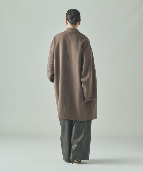 Curensology ＜C.S.G＞ウールカシミヤビーバーコート Curensology(カレンソロジー)/＜C.S.G＞ウールカシミヤビーバーコート