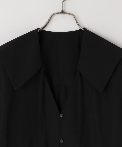 LOWRYS FARM(ローリーズファーム)の「ブザムシャツLS 595333(シャツ/ブラウス・レディース・ブラウン/オフホワイト/ブラック・FREE)」の6枚目の写真