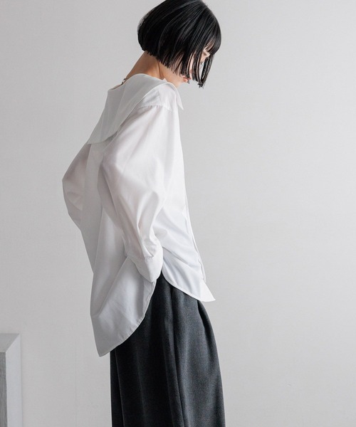 LOWRYS FARM(ローリーズファーム)の「ブザムシャツLS 595333(シャツ/ブラウス・レディース・ブラウン/オフホワイト/ブラック・FREE)」の22枚目の写真