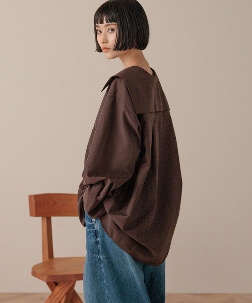 LOWRYS FARM(ローリーズファーム)の「ブザムシャツLS 595333(シャツ/ブラウス・レディース・ブラウン/オフホワイト/ブラック・FREE)」の21枚目の写真