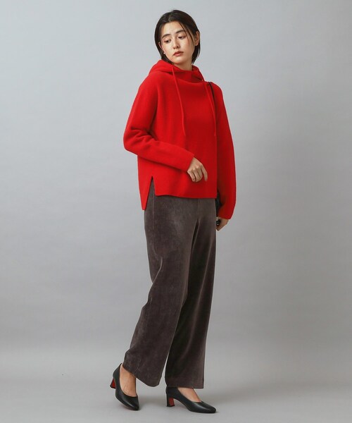 DRESSTERIOR(ドレステリア)の「コーデュロイイージーワイドパンツ(その他パンツ・レディース・チャコールグレー/ライトブルー/ライトグレー・34/36/38/40)」の4枚目の写真