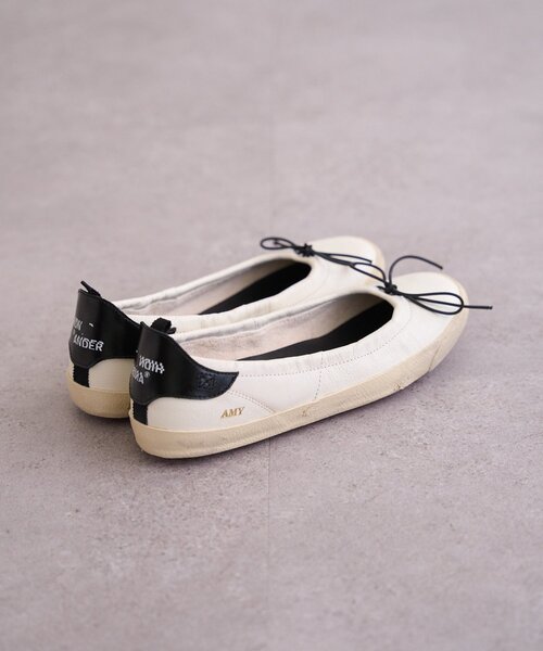BEARDSLEY(ビアズリー)の「《HIDN ANDER》AMYバレエシューズ(パンプス・レディース・ブラウン/ホワイト・36/37/38/39/35)」の4枚目の写真
