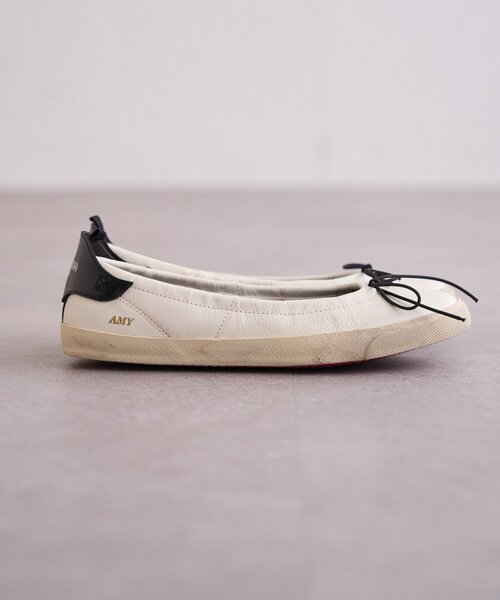 BEARDSLEY(ビアズリー)の「《HIDN ANDER》AMYバレエシューズ(パンプス・レディース・ブラウン/ホワイト・36/37/38/39/35)」の5枚目の写真