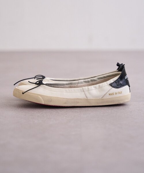 BEARDSLEY(ビアズリー)の「《HIDN ANDER》AMYバレエシューズ(パンプス・レディース・ブラウン/ホワイト・36/37/38/39/35)」の6枚目の写真