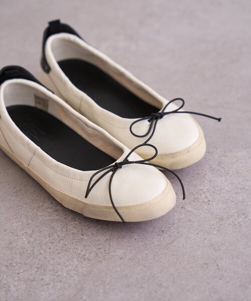 BEARDSLEY(ビアズリー)の「《HIDN ANDER》AMYバレエシューズ(パンプス・レディース・ブラウン/ホワイト・36/37/38/39/35)」の8枚目の写真