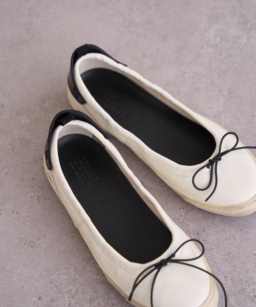 BEARDSLEY(ビアズリー)の「《HIDN ANDER》AMYバレエシューズ(パンプス・レディース・ブラウン/ホワイト・36/37/38/39/35)」の9枚目の写真