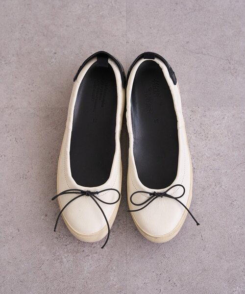 BEARDSLEY(ビアズリー)の「《HIDN ANDER》AMYバレエシューズ(パンプス・レディース・ブラウン/ホワイト・36/37/38/39/35)」の12枚目の写真