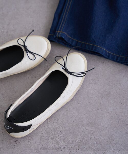 BEARDSLEY(ビアズリー)の「《HIDN ANDER》AMYバレエシューズ(パンプス・レディース・ブラウン/ホワイト・36/37/38/39/35)」の13枚目の写真