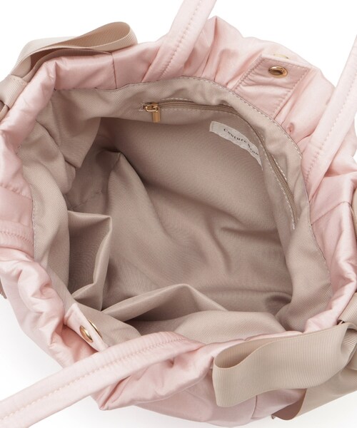 couture brooch（クチュールブローチ）の「サイドリボントートバッグ（トートバッグ・レディース・ダークグレー/ピンク/ブラック・00）」の8枚目の写真