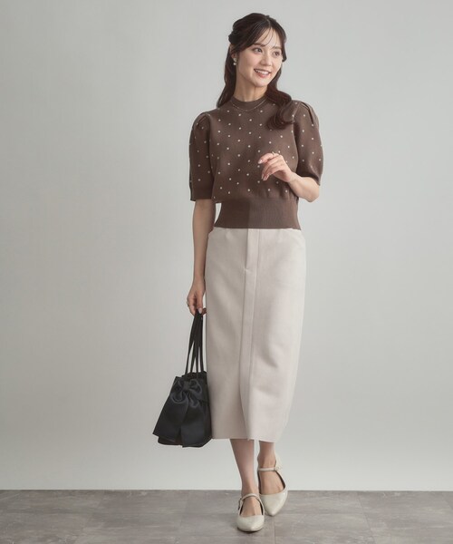 couture brooch（クチュールブローチ）の「サイドリボントートバッグ（トートバッグ・レディース・ダークグレー/ピンク/ブラック・00）」の20枚目の写真