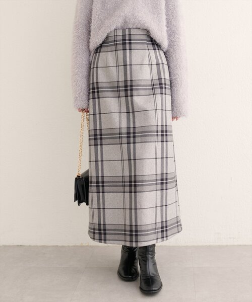 natural couture（ナチュラルクチュール）の「チェック柄ペンシルスカート（スカート・レディース・その他1/その他2/その他3・FREE）」の9枚目の写真